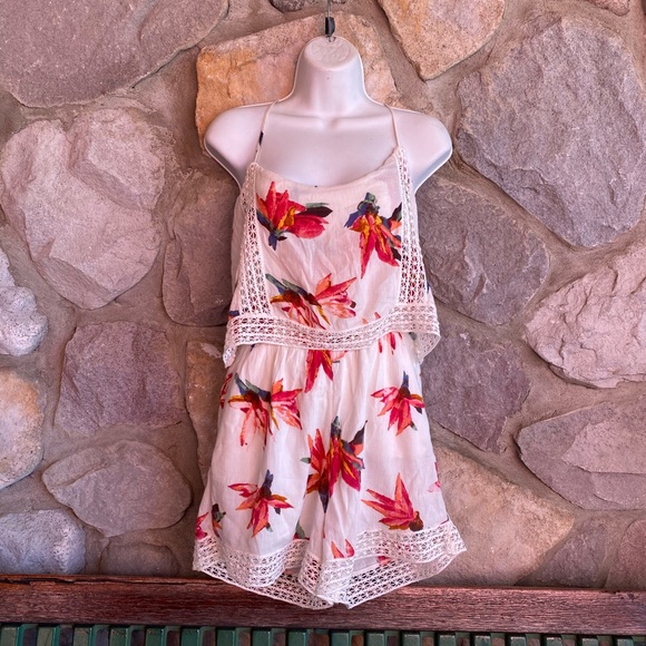 Abercrombie & Fitch Pants - Abercrombie and Fitch Flower Romper